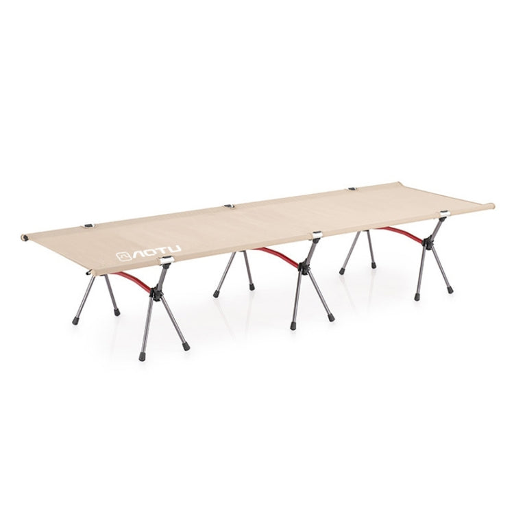 AOTU AT6758 Outdoor Portable Folding Aluminum Alloy Camping Bed