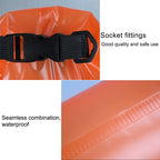 Outdoor Waterproof Single Shoulder Dry Bag Dry Sack PVC Barrel Bag, Capacity: 10L