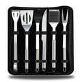 Outdoor Tableware Set Camping Barbecue Tableware Picnic Tool Set, 6 in 1