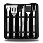 Outdoor Tableware Set Camping Barbecue Tableware Picnic Tool Set, 6 in 1