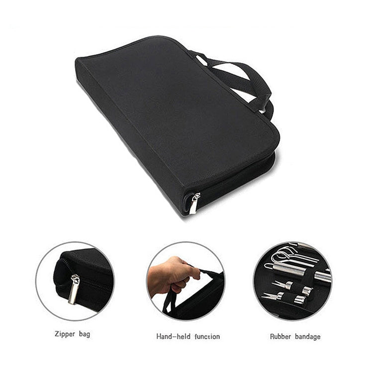Outdoor Tableware Set Camping Barbecue Tableware Picnic Tool Set, 6 in 1