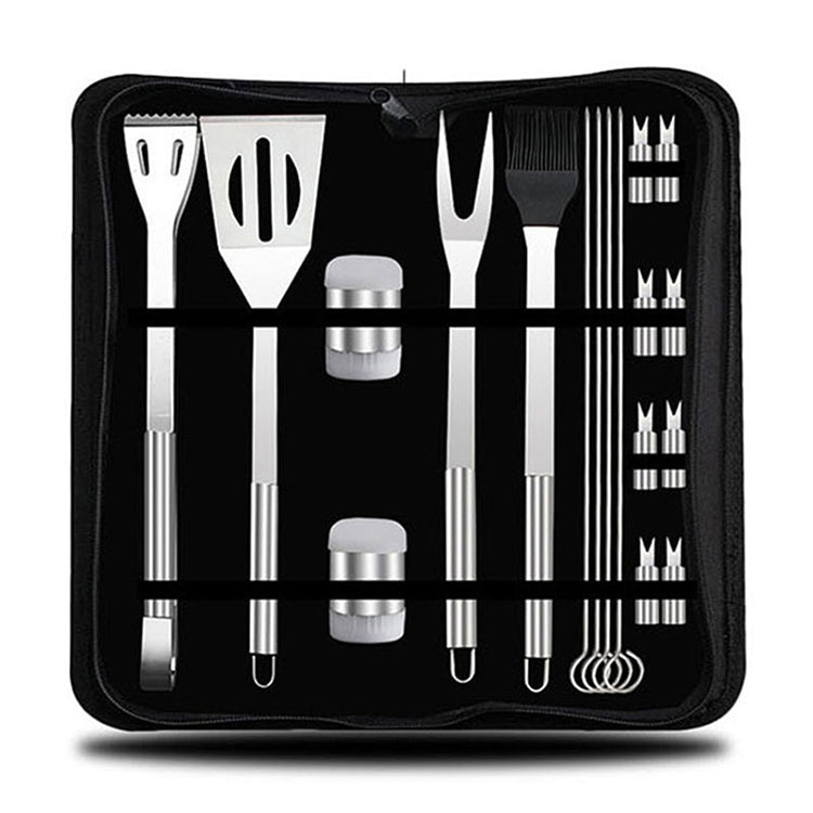 Outdoor Tableware Set Camping Barbecue Tableware Picnic Tool Set, 18 in 1