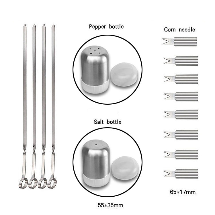 Outdoor Tableware Set Camping Barbecue Tableware Picnic Tool Set, 18 in 1