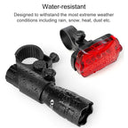5W Mountain Bike Headlight Charging Zoom Glare Waterproof Flashlight Set (Set Two), Set Two