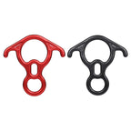 XINDA XD8602 Climbing Rescue Figure 8 Descender with Bent-ear Rappelling Gear Belay Device