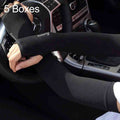 5 Boxes New Style Ice Silk Sleeves Fresh and Cool UV Protection Oversleeve, Open Fingers Style
