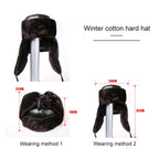 ABS Shell Cold Proof Cotton Safety Thermal Labour Protection Helmet