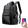 Bopai 851-014318 Fashion Outdoor Breathable Waterproof Anti-theft Three-layer Large Capacity Double Shoulder Bag, with USB Charging Port, Size: 31x17x44cm