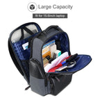Bopai 851-014318 Fashion Outdoor Breathable Waterproof Anti-theft Three-layer Large Capacity Double Shoulder Bag, with USB Charging Port, Size: 31x17x44cm