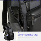 Bopai 851-014318 Fashion Outdoor Breathable Waterproof Anti-theft Three-layer Large Capacity Double Shoulder Bag, with USB Charging Port, Size: 31x17x44cm