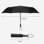 Automatic Lightweight Portable Three Folding Waterproof Anti-UV Umbrella
