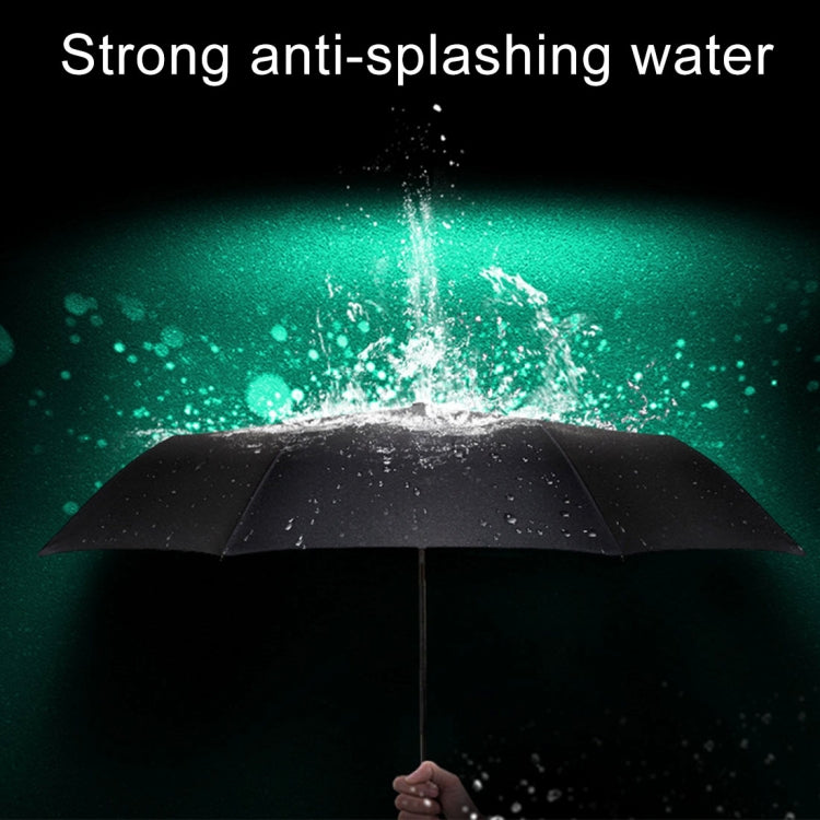 Automatic Lightweight Portable Three Folding Waterproof Anti-UV Umbrella