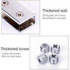 15 PCS Zinc Alloy Bright Fixed Bracket Connection Nail Glass Fixing Clamp — view 3
