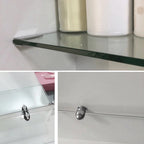 10 PCS Zinc Alloy Bright Fixed Bracket Connection Semicircle Glass Fixing Clamp, Size: M, Semicircle, Size: M — view 5