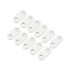 100 PCS Stainless Steel Connection Code Straight Connecting Piece, Number: 1 — 1