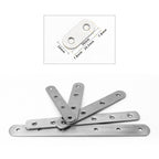 100 PCS Stainless Steel Connection Code Straight Connecting Piece, Number: 1 — view 3