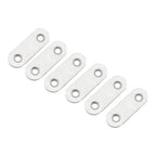 100 PCS Stainless Steel Connection Code Straight Connecting Piece, Number: 2 — 2