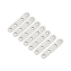 40 PCS Stainless Steel Connection Code Straight Connecting Piece, Number: 4 — 4