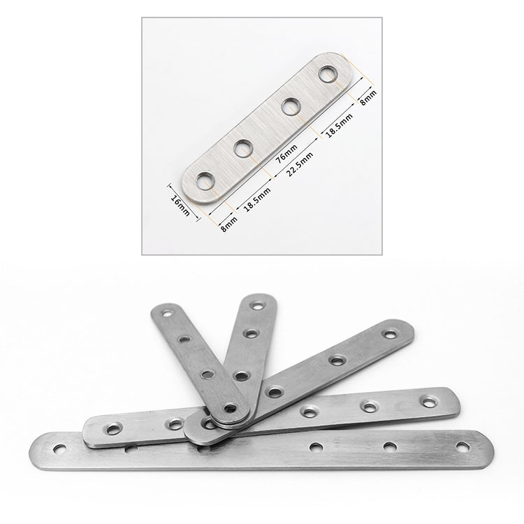 40 PCS Stainless Steel Connection Code Straight Connecting Piece, Number: 4 — view 3