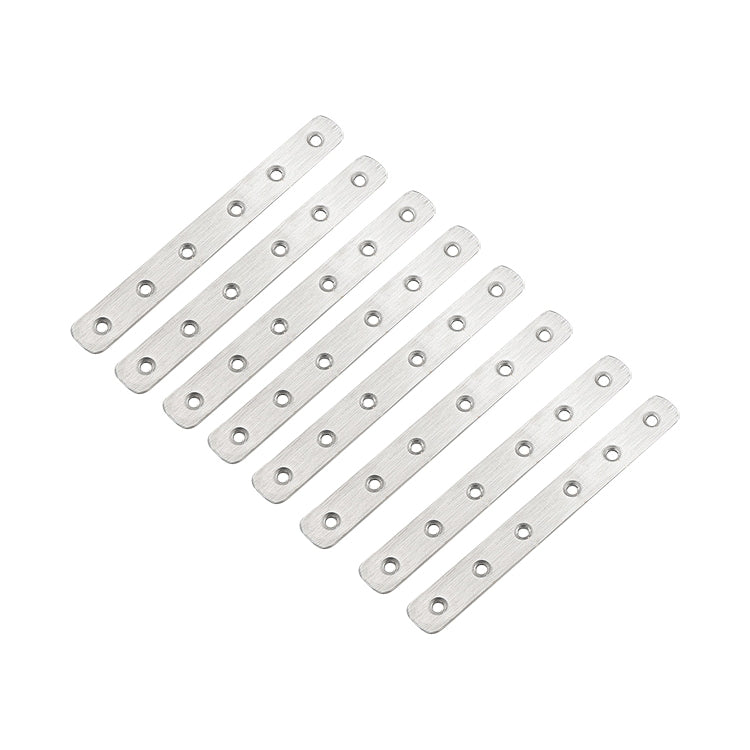 100 PCS Stainless Steel Connection Code Straight Connecting Piece, Number: 8 — 8
