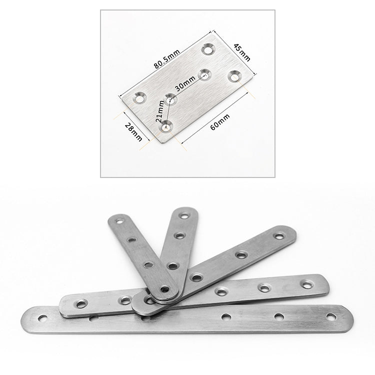 10 PCS Stainless Steel Connection Code Straight Connecting Piece, Number: 13 — view 3