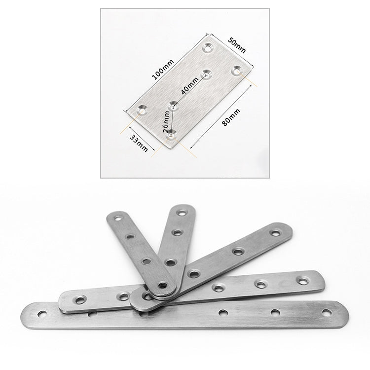 10 PCS Stainless Steel Connection Code Straight Connecting Piece, Number: 14 — view 3