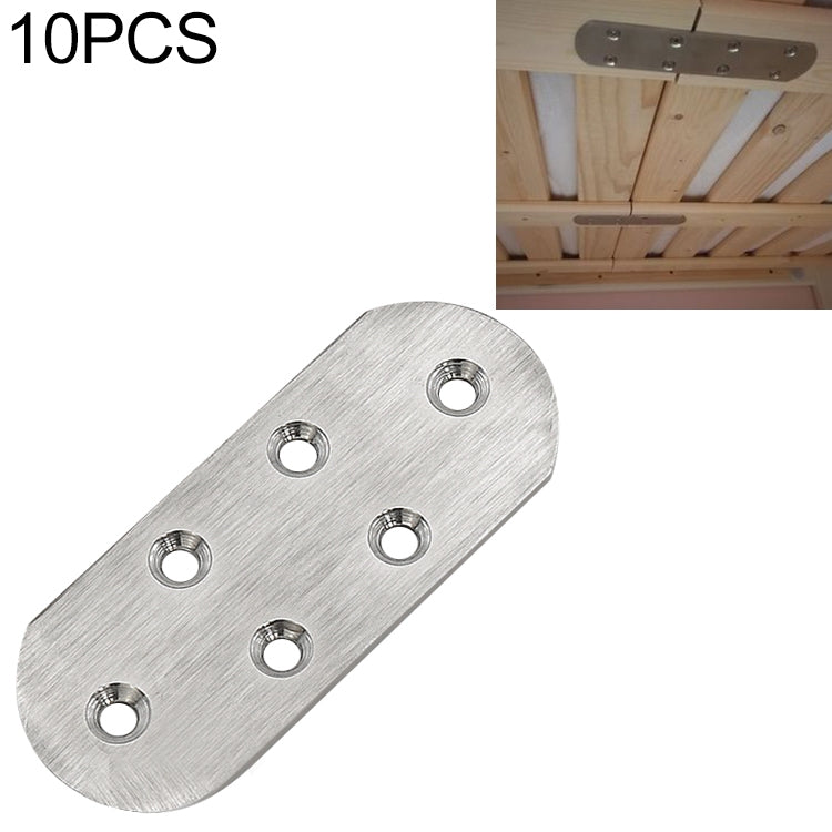 10 PCS Stainless Steel Connection Code Straight Connecting Piece, Number: 18