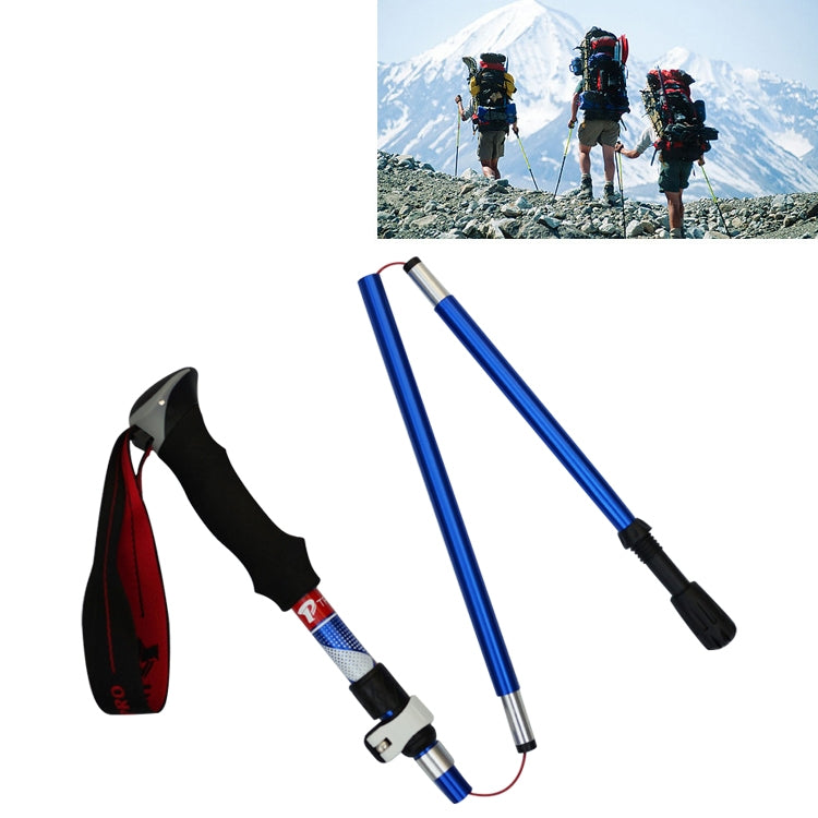 5 Node Portable Foldable Aluminium Alloy Alpenstocks Trekking Poles, Folding Length : 28.5CM, Folding Length : 28.5CM (Black), Folding Length : 28.5CM (Green), Folding Length : 28.5CM (Blue), Folding Length : 28.5CM (Red) — view 10
