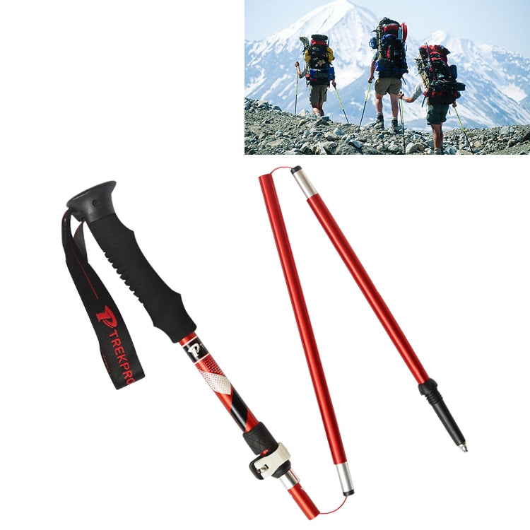 5 Node Portable Foldable Aluminium Alloy Alpenstocks Trekking Poles, Folding Length : 35CM, Folding Length : 35CM (Blue), Folding Length : 35CM (Red), Folding Length : 35CM (Black), Folding Length : 35CM (Green) — Green