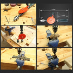 Powerful Manual Drill Steel Precision Casting DIY Woodworking Drill Universal Hand Drill Teaching Supplies Tools
