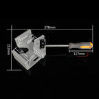 Aluminum Single Handle 90 Degree Right Angle Clamp Angle Clamp Woodworking Frame Clip Right Angle Folder Tool