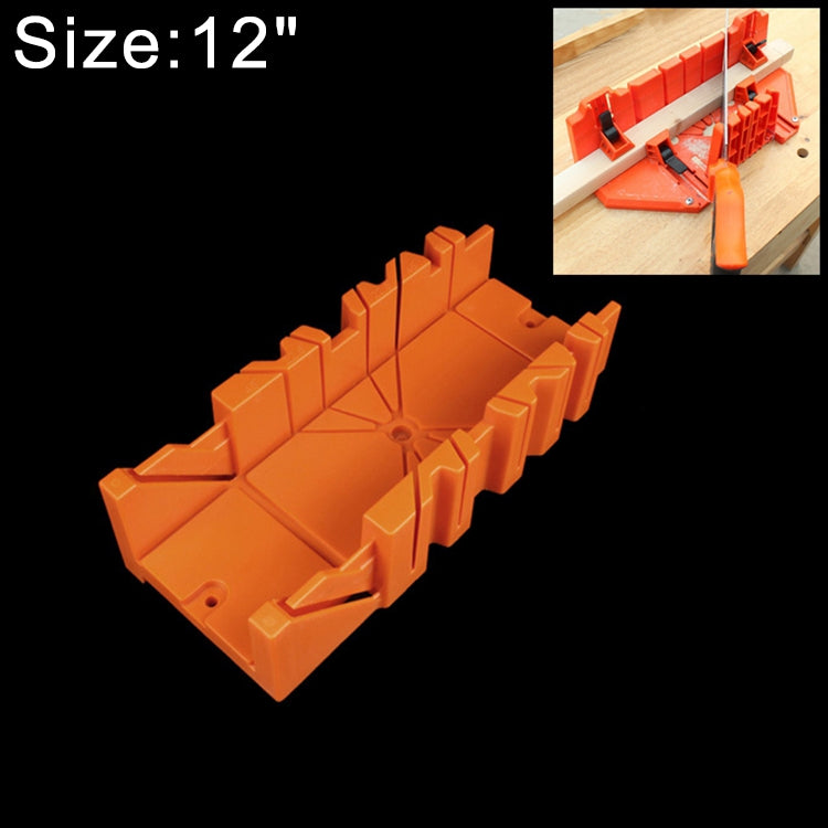 Miter Saw Cabinets Multi-function Woodworking Hand Tools Home DIY Wood Working Hand Saws Clamped Box, 12 Inch