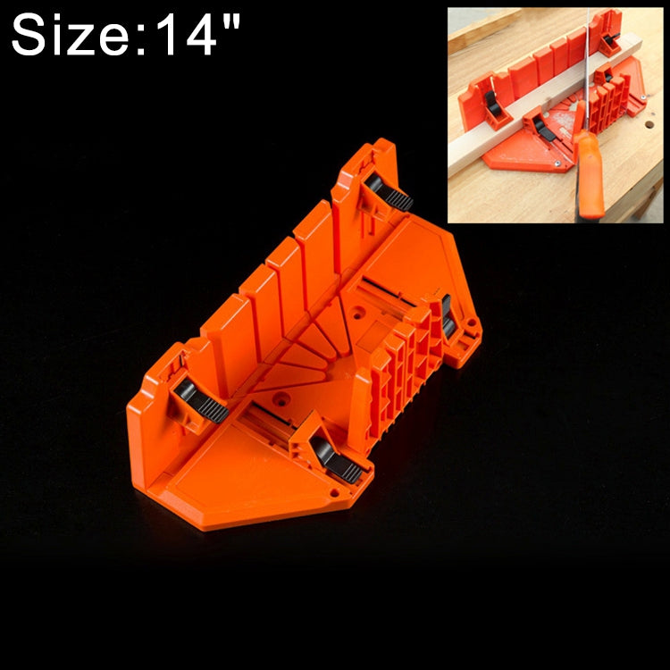 Miter Saw Cabinets Multi-function Woodworking Hand Tools Home DIY Wood Working Hand Saws Clamped Box, 14 Inch Clampable