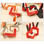 Plastic 90 Degree Woodworking Auxiliary Positioner Square Ruler Fixing Tool, 3 Inch