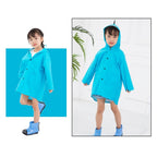 Cartoon Dinosaur Children Fashion Raincoat Size: XL
