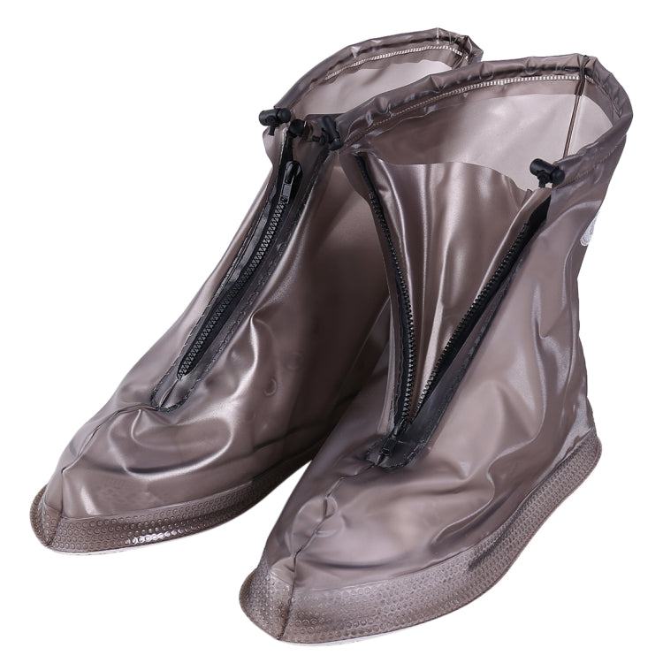 Fashion PVC Non-slip Waterproof Thick-soled Shoe Covers Size: XXL, Size: XXL