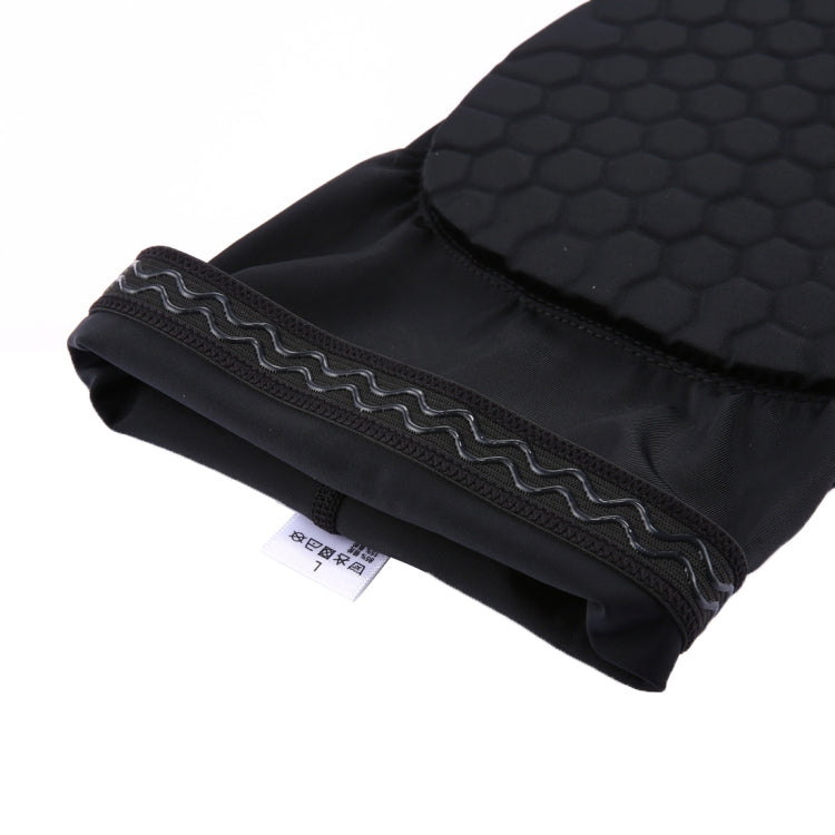 1 PC Beehive Shaped Sports Collision-resistant Lycra Elastic Knee Support Guard, Long Version, Size: L