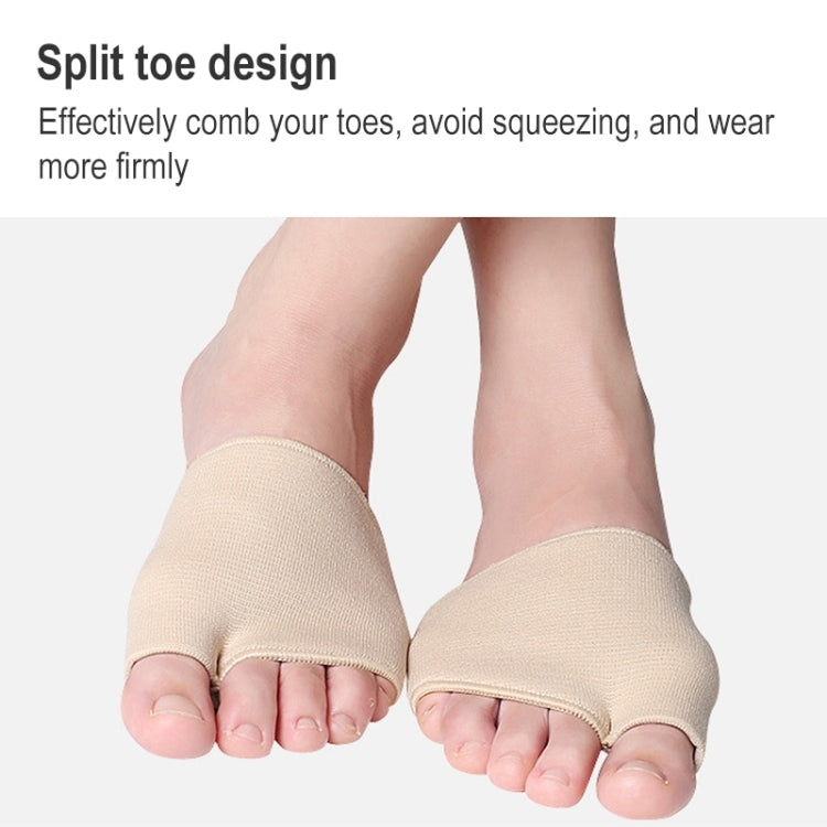 Oblique Thread Foot Guard Forefoot Pad Non-slip Split Toe Cover