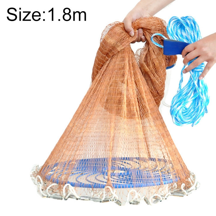 Fishing Net, Height: 1.8m, 360 Flying Disc Tire Cords