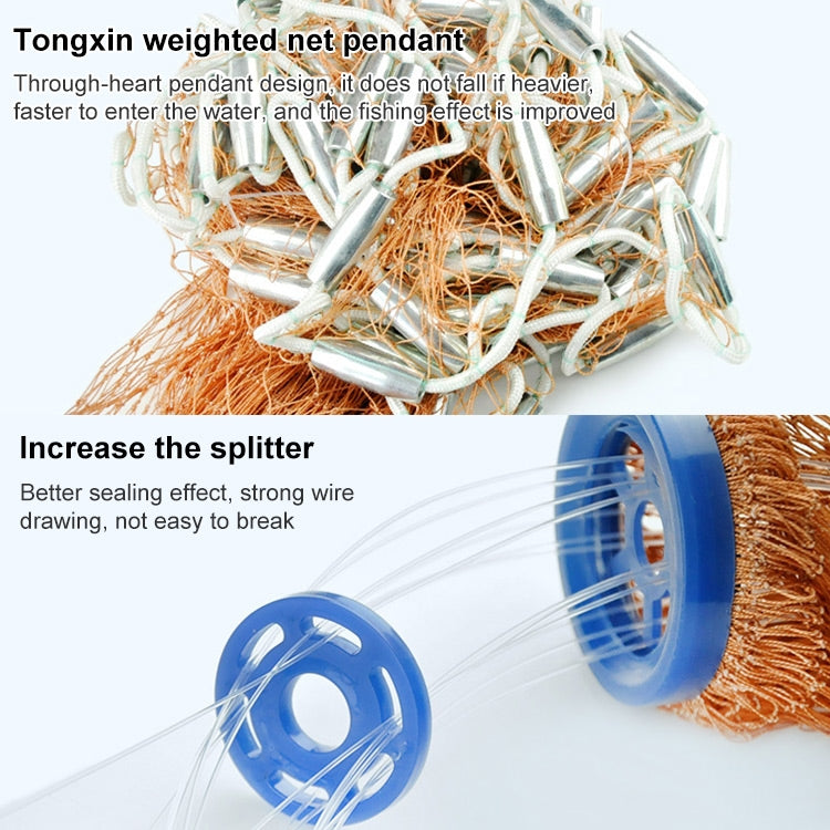Fishing Net, Height: 1.8m, 360 Flying Disc Tire Cords