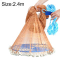 Fishing Net, Height: 2.4m, 480 Flying Disc Tire Cords