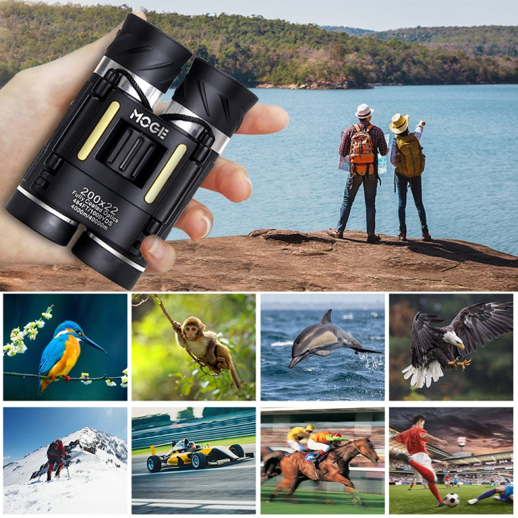 Outdoor Professional HD Night Vision Telescope, Moge 200x22