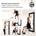 Unitree Pump Portable Home Gym Pump 4.4-44lbs Adjustable Resistance Cable Machine, Pump(Dark Blue), Pump , Pump