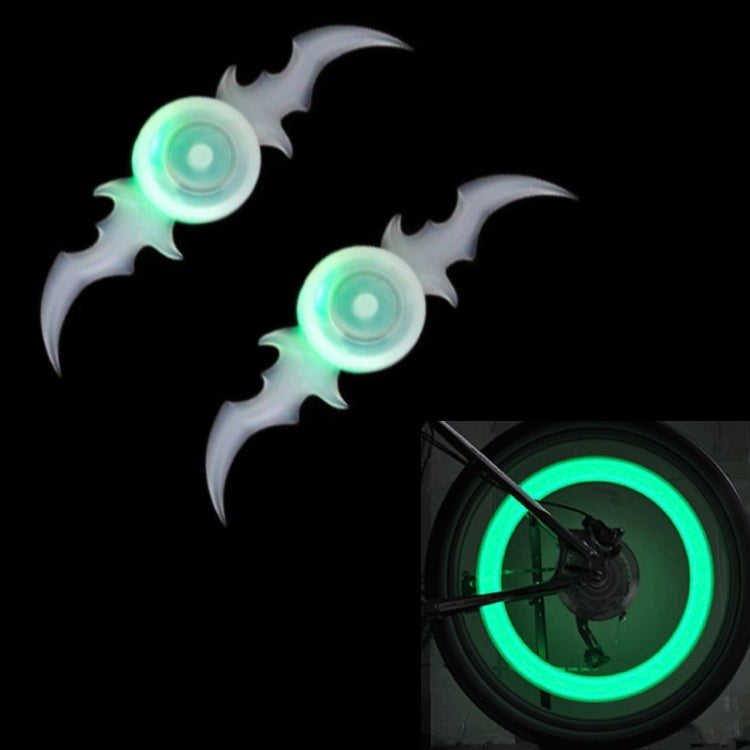 2 PCS Bicycle Wheels Willow Spoke Lights Decoration Colorful LED Night Riding Light — Red Light