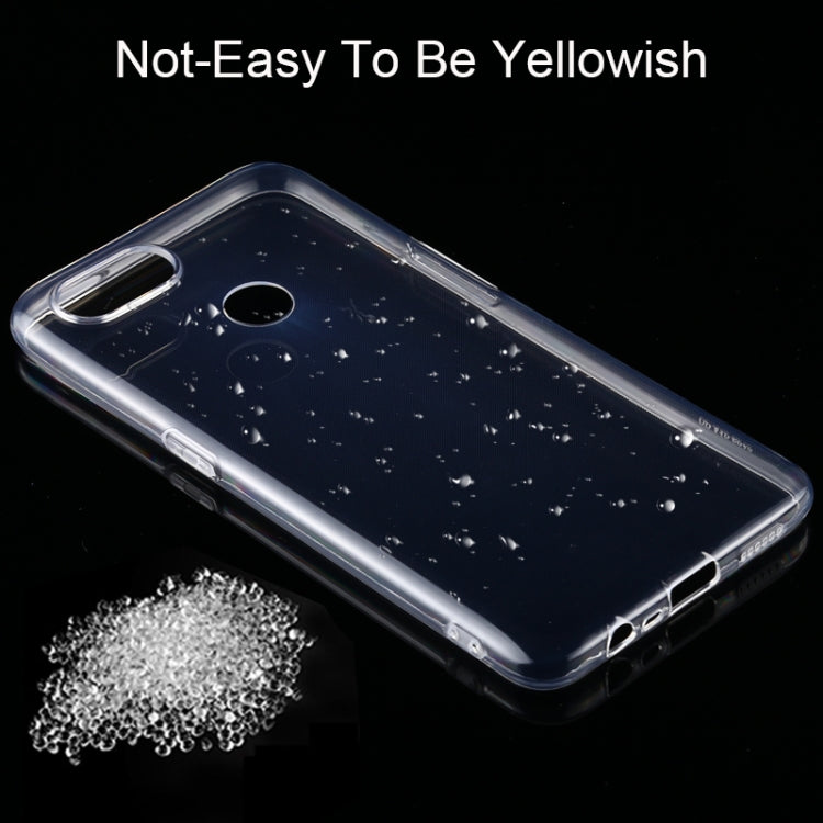 0.75mm Ultra-Thin Transparent TPU Protective Case, For OPPO A12
