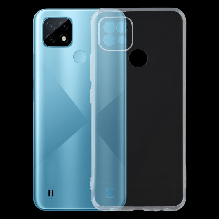 0.75mm Ultra-thin Transparent TPU Soft Protective Case, For OPPO Realme C21