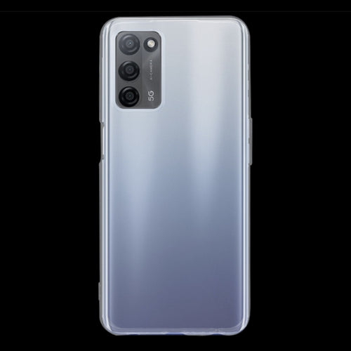 0.75mm Ultra-thin Transparent TPU Soft Protective Case, For OPPO A55 5G