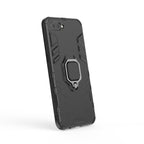 PC + TPU Shockproof Protective Case for OPPO A5, with Magnetic Ring Holder