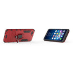 PC + TPU Shockproof Protective Case for OPPO A5, with Magnetic Ring Holder