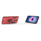 PC + TPU Shockproof Protective Case for OPPO R17 Plus, with Magnetic Ring Holder